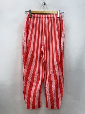 PLEATS PLEASE ISSEY MIYAKE straight Pants Red 3 | eBay