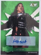 Athena 2022 AEW Metal Green Auto Autograph /10 Upper Deck #101347
