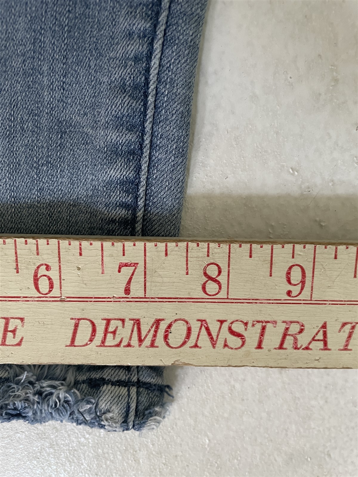 Democracy 10 Absolution Cropped Raw Hem Light Str… - image 8