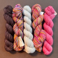 KOIGU KPM  KPPPM Fingering Yarn 100 Merino Wool 175 yds - Variety Lot 5 Skeins