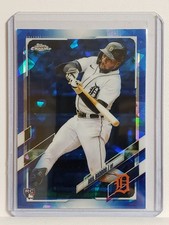 2021 Topps Chrome Update Blue Sapphire Akil Baddoo RC Detroit Tigers #US196