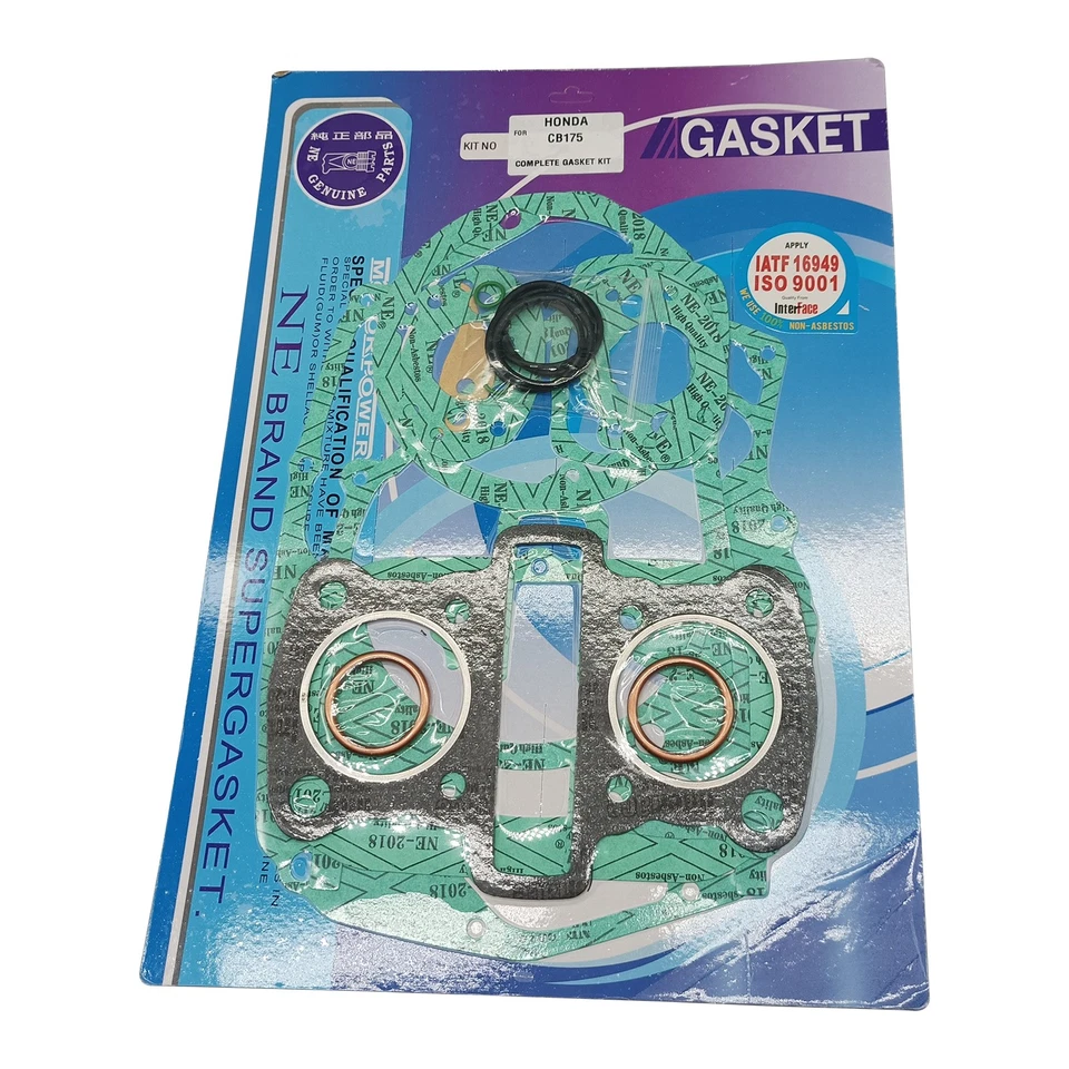 Novo kit de conjunto de junta de motor para Honda 1968-1973 CB175 CD175 CL175 SL175 junta - Imagem 2 de 4