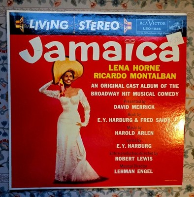 Lena Horne Jamaica LSO1036 RCA Living Stereo Cast LP BROADWAY NM- HEARB4UBUY