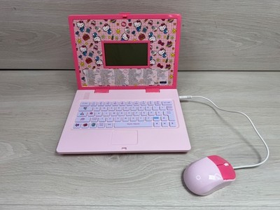 LEXIBOOK Hello Kitty zweisprachiger Lernlaptop 164 Aktivitäten rosa