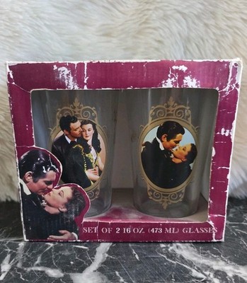 Gone with the Wind 16 Oz Collectors Glasses