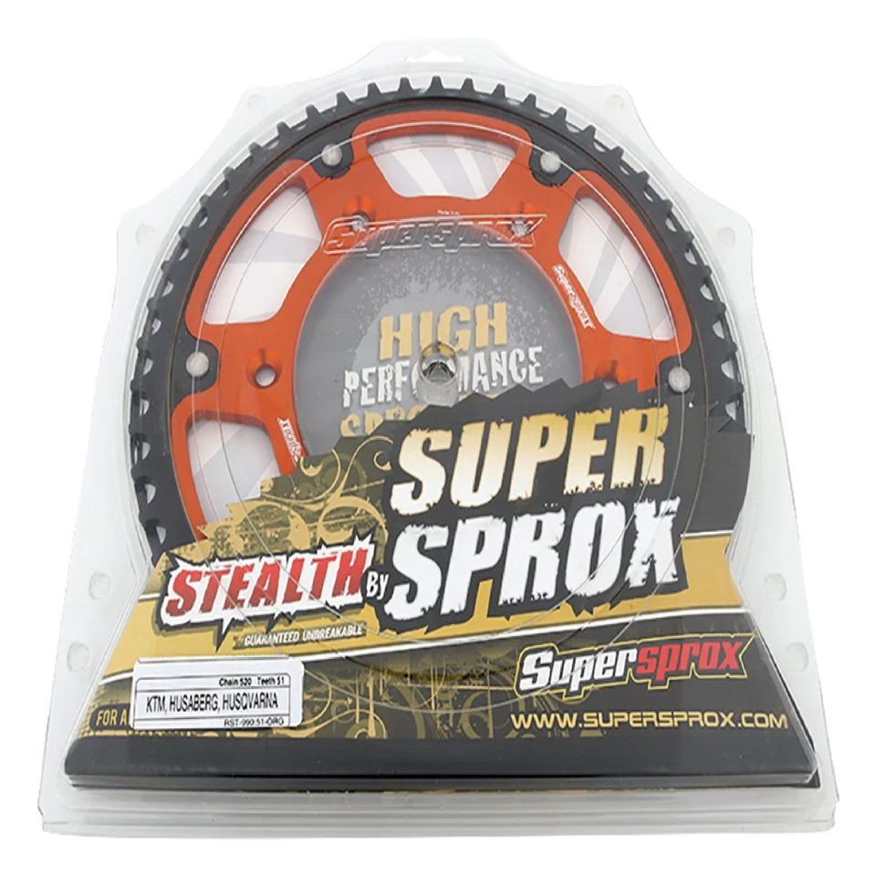 Orange Stealth Sprocket For Husaberg 701 Supermoto 2018; RST-990-51-ORG - Image 4 of 4