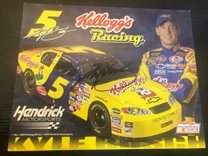 Kyle Busch Hendrick Motorsports Kellogg's #5 Rookie Autographed Hero Card 2005