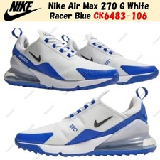 Nike Air Max 270 G White Racer Blue CK6483-106 Men's Size