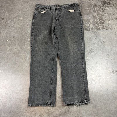 Vintage Solo Jeans Mens 34x29 Green/Gray Baggy Distressed Y2K Skateboard