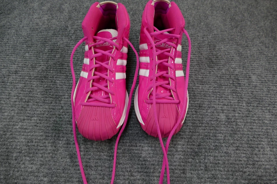 ADIDAS PE TEAM ISSUED PRO MODEL 2G  PINK  US Size 10 ARTFV7064 Year 11/19 - Image 3 of 4