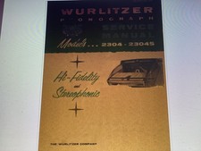Wurlitzer Model 2304 Service Manual Digital