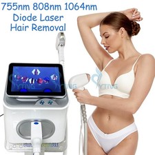 755nm 808nm 1064nm Titanium Diode Ice Laser Hair Removal Machine for Salon