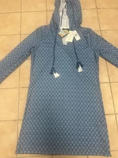 Cabana Life Hooded Cover Up UPF 50+ Dress Size M