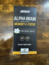 Onnit Alpha Brain All-in-One Product for Energy Management - 90 Tablet
