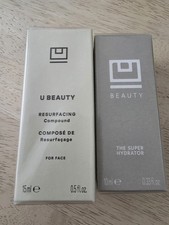 U Beauty Super Hydrator 10ml And Resurfacing Compound 15ml Sealed.