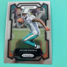 Jaylen Waddle 2023 Panini Prizm Card #185 NFL Miami Dolphins