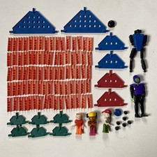 K’Nex Mixed Lot Parts Orange Connectors - Triangle - Figures People - Preowned