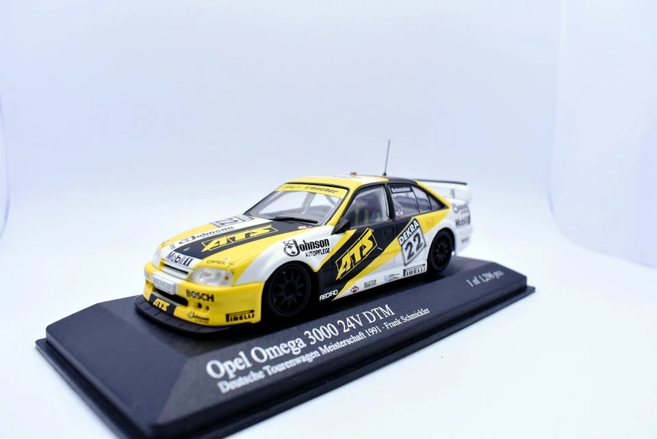 Modellino auto racing scala 1:43 opel omega 3000 24V DTM minichamps modellismo - Immagine 3 di 4