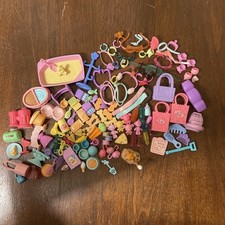 LPS Littlest Pet Shop mega accessori lotto oltre 100 pezzi vintage ritirati 