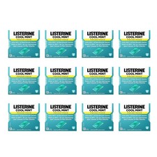 Listerine PocketPaks Breath Strips, Cool 24 Count Pack of 12 , Mint