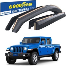 Sun Rain Visors Wind Rain Guards for 2020-2026 Jeep Gladiator