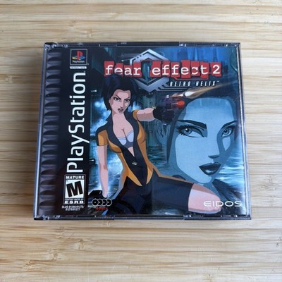 Fear Effect 2 Retro Helix (PlayStation 1 PS1, 2001) CIB Complete w/ Manual