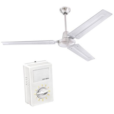 Ciata Garage Ceiling Fan, Shop Ceiling Fan, Commercial Fan, Industrial 56 Inch