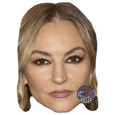 Drea De Matteo (Long Hair) Celebrity Mask, Flat Card Face, Fancy Dress Mask