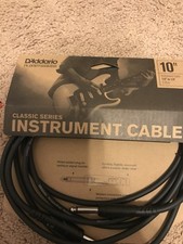 D'Addario Classic Pro Series Instrument Cable, Straight Plug -10 ft.