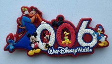 RARE 2006 Walt Disney World Fridge Magnet Goofy Donald Duck Minnie Mickey Mouse