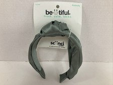 Scunci by ConAir Be-u-tiful Headband - Green Satin Finish - NEW