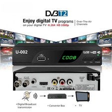 DVB-T2 Digital TV Receiver HD 1080P Tuner Free EPG PVR USB TV Box Remote