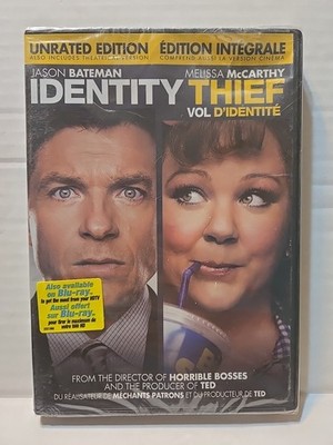 Identity Thief (DVD, 2013, Canadian) Jason Bateman Melissa McCarthy New Sealed 