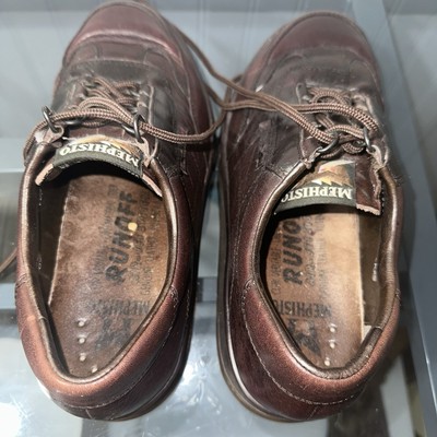 MEPHISTO RUN OFF  LEATHER Brown Walking OXFORD SHOES‎ Men US 7 HIGH Quality MEPHISTO RUN OFF LEATHER Brown Walking OXFORD SHOES Men US 7  main image 4