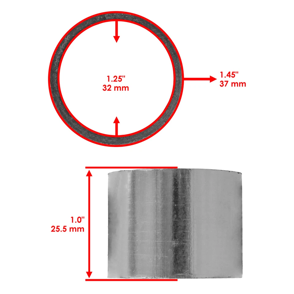 Exhaust Muffler Gasket for Honda VF700C Magna 700 1987, VF750C Magna 750 1988 - Image 2 of 4