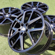 20 Porsche Panamera 2024 2025 Wheels Rims Oem Set Of 4 Gloss Black New