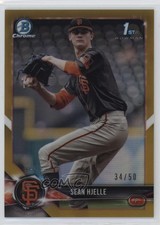 2018 Bowman Draft Chrome Gold Refractor 34/50 Sean Hjelle #BDC-139 13iq
