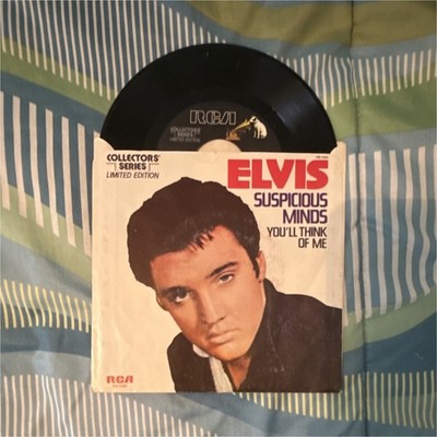 Elvis Presley 7'' Vinyl Suspicious Minds RCA Collector's Series PB-11103