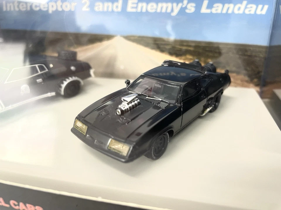 ACE 1/64 MAD MAX INTERCEPTOR 2 & ENEMYs LANDAU TWIN SET FORD FALCON MOVIE RESIN - Image 2 of 4