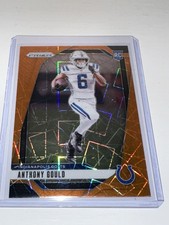 2024 Panini Prizm - Rookies Orange  Lazer Prizm #305 Anthony Gould (RC)