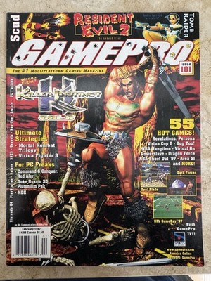 GamePro Magazine Issue 101 February 1997 Killer Instinct Gold Resident Evil 2
