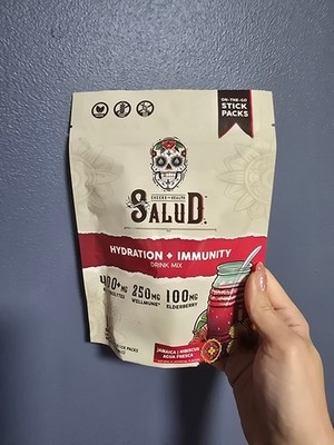 Salud Hydration + Immunity Drink Mix with 400mg Electrolytes Powder