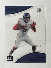 2022 Chronicles Clear Vision Football Kayvon Thibodeaux Rookie Purple Foil /49