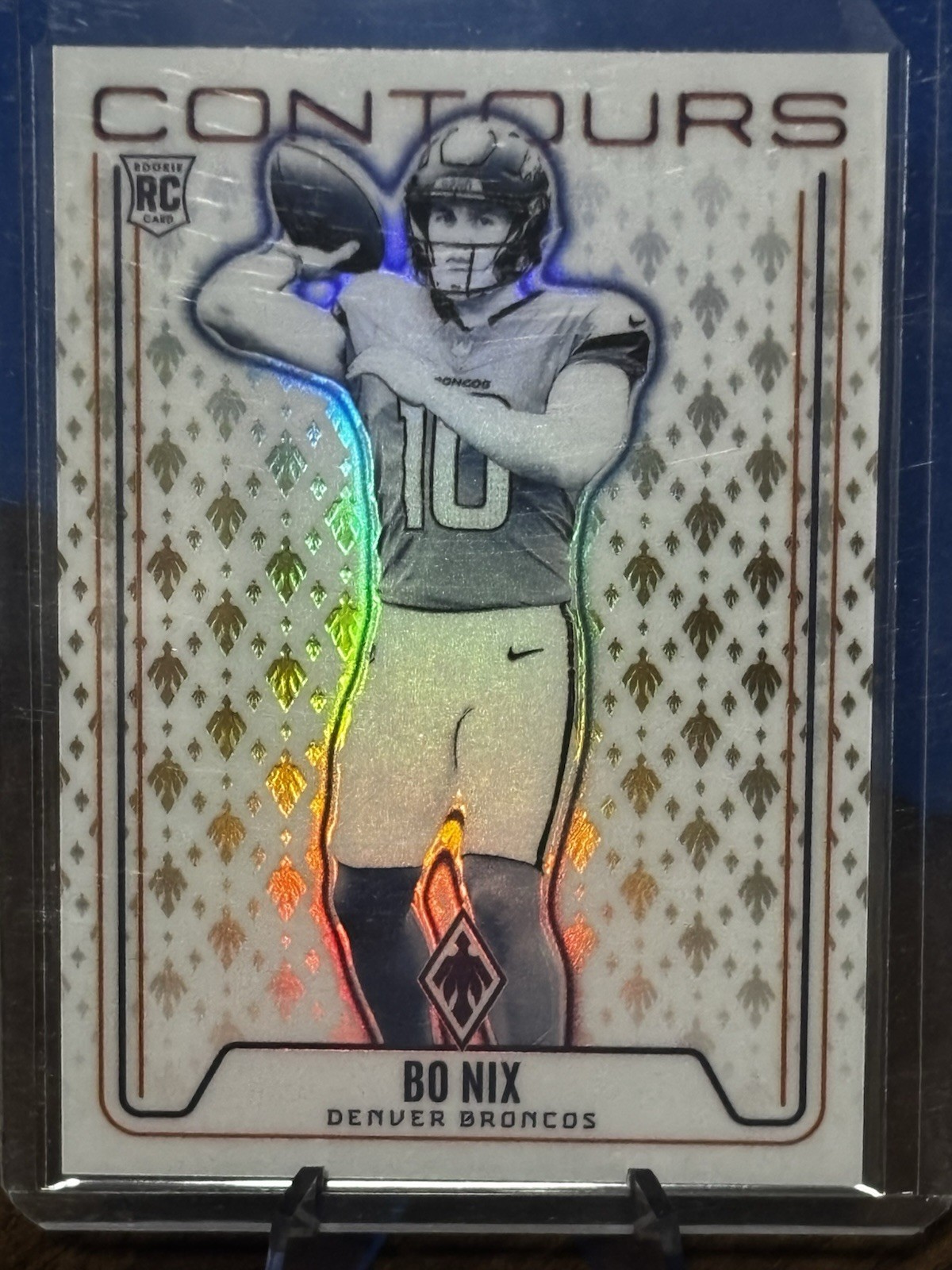 2024 Panini Phoenix - Contours Bo Nix #CON-BNX Bronze /75 (RC)