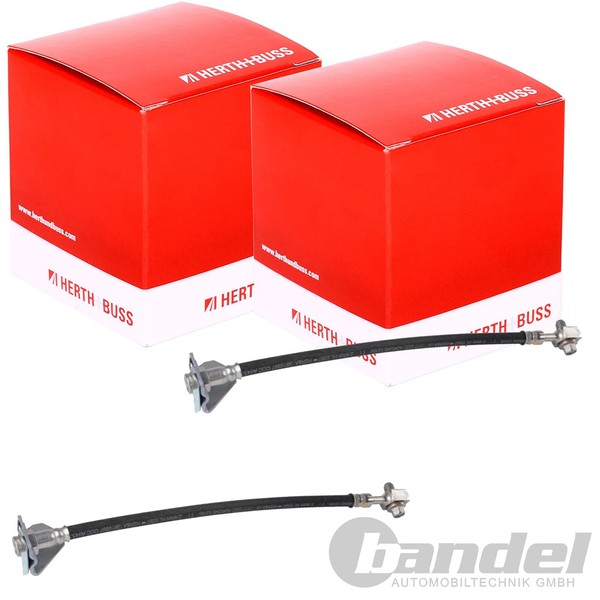 2X Herth+Buss Bremsschlauch Hinten AußEn Links+Rechts Passend FüR Chevrolet Aveo-image