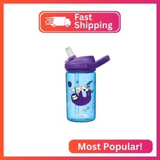 CamelBak Eddy Kids Bite Valve Water Bottle 14oz, Sloths In Space