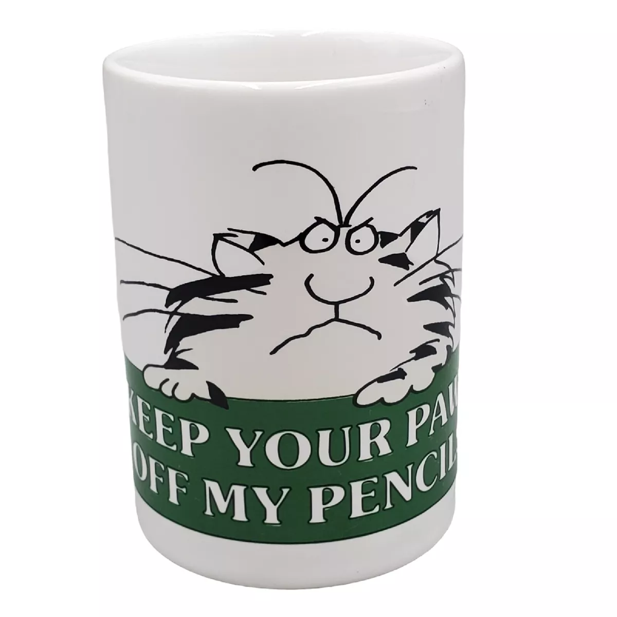 Keep cat off clearance desk