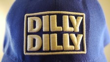 Bud Light Dilly Dilly BLUE Adjustable Back Base Ball Back Cap Hat Embroidered