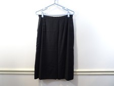 VTG Christian Dior The Suit Black Pencil Skirt Size 14 Fully Lined Made in USA