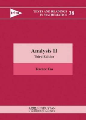 Analysis II: Third Edition (Texts and Readings in Mathematics) - GOOD
